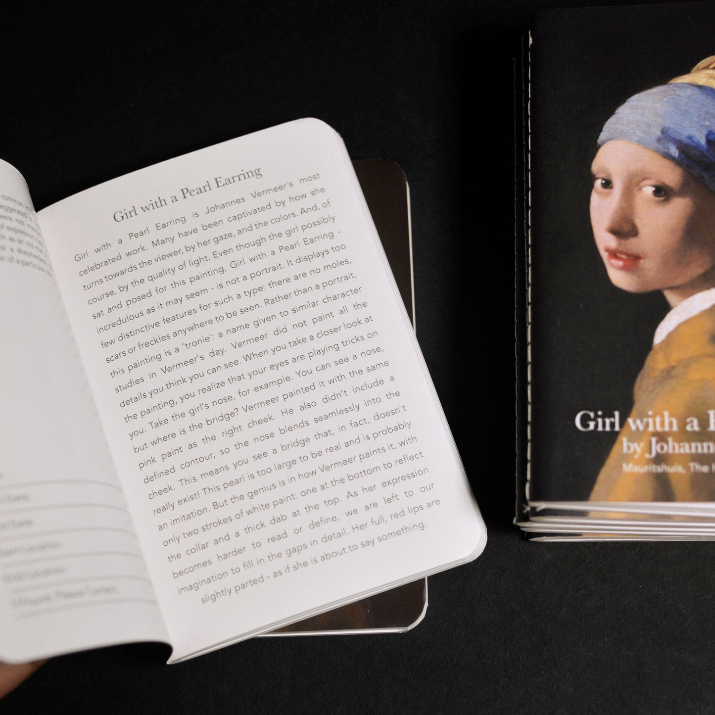 A6 Notebook - Girl With A Pearl Earring