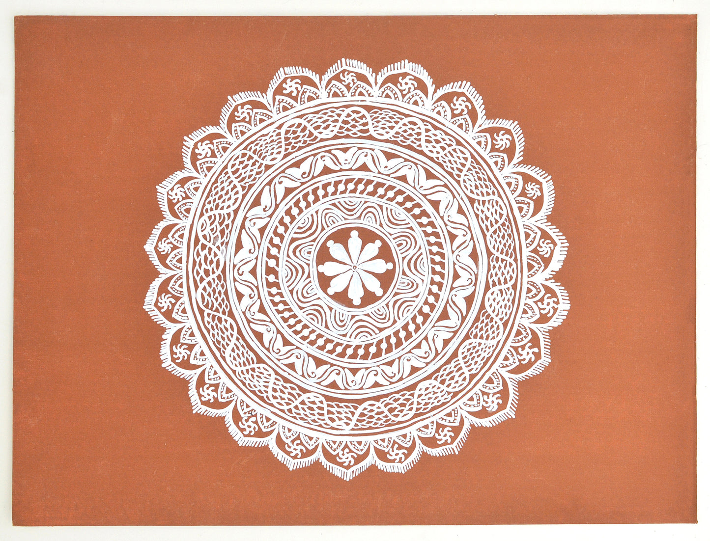 Handmade Alpana - Mandala